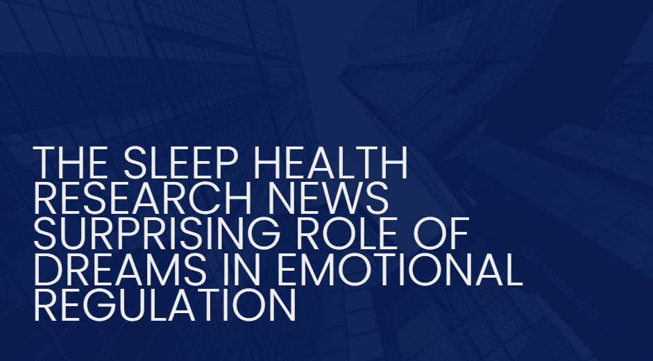 Sleep health research news