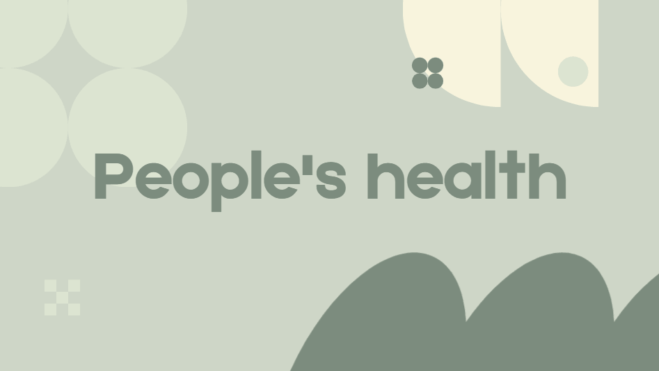 people's health