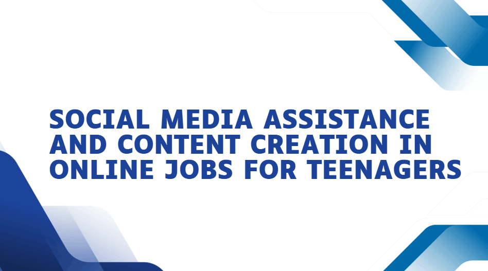 Online jobs for teenagers