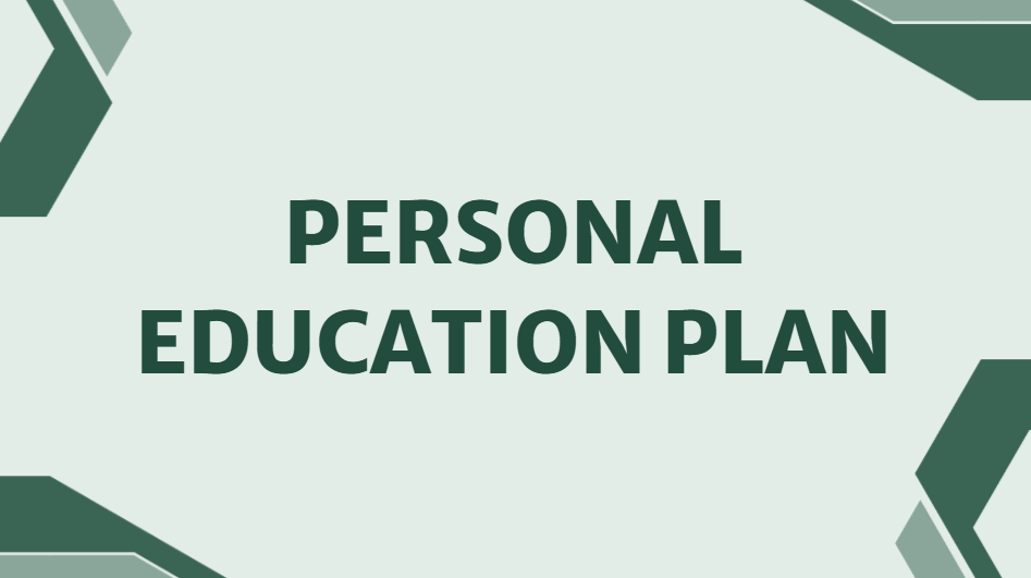 Personal Education Plan