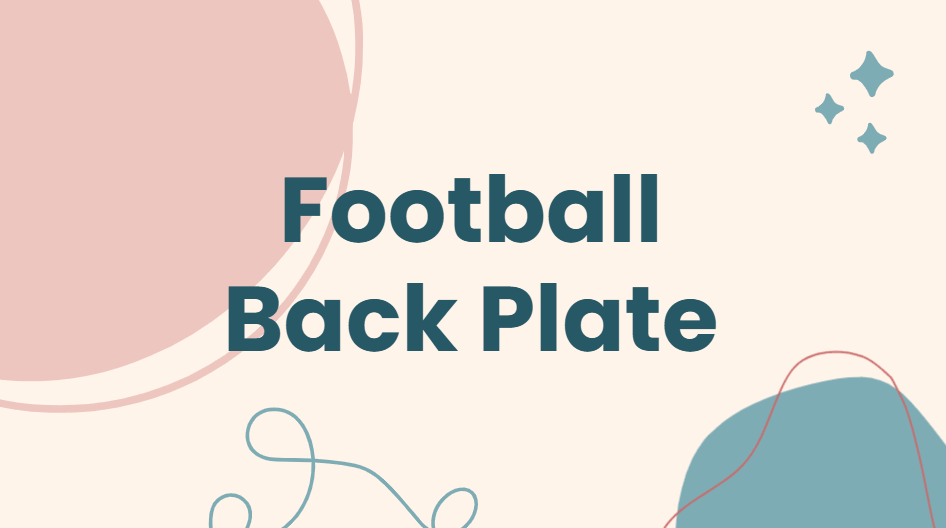 Football Back Plate